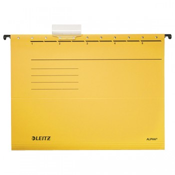 Závěsné desky Leitz ALPHA® typu "V" Žlutá