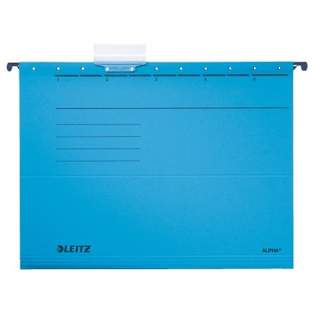 Závěsné desky Leitz ALPHA® typu "V" Modrá