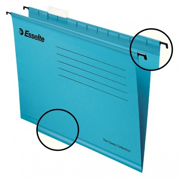 Zesílené závěsné desky Esselte Pendaflex® Modrá