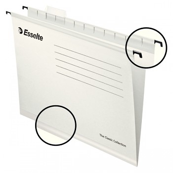 Zesílené závěsné desky Esselte Pendaflex® Bílá