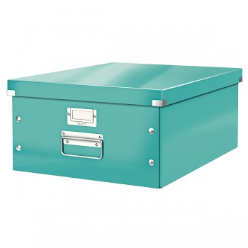 Velká archivační krabice Leitz Click & Store Ledově modrá