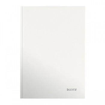 Zápisník s tvrdými deskami Leitz WOW A4 Perleťová bílá