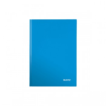 Zápisník s tvrdými deskami Leitz WOW A5 Metalická modrá čtvereček