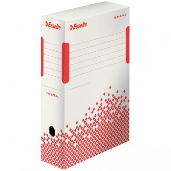 Rychle-složitelná archivační krabice Esselte Speedbox 100 mm Bílá