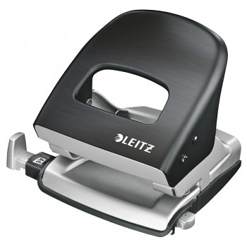 Celokovová stolní děrovačka Leitz NeXXt Style 5006 Saténově černá