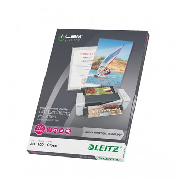 Laminovací kapsy Leitz iLAM UDT A3, 125 mic Čirá