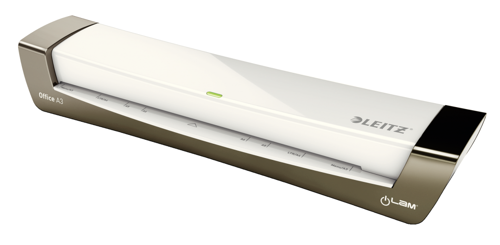 Teplý laminátor Leitz iLAM Office A4 stříbrná Zásobování kanceláří s.r.o.