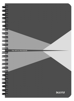 Blok na psaní Leitz OFFICE A5 PP desky  linka šedá