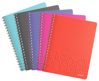 Blok na psaní Leitz Urban Chic Notebook A5 linka mix barev 