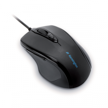 Kabelová počítačová myš střední velikosti Kensington Pro Fit™ Černá