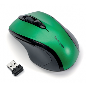 Bezdrátová počítačová myš střední velikosti Kensington Pro Fit®, smaragdově zelená Zelená